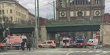 Taxi rast in Familie in Wien hernalser Gürtel