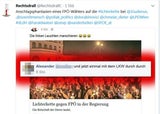 Gudenus-Follower ruft zu Anschlag auf Lichterkette auf