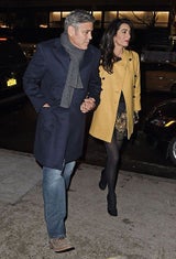 George & Amal Clooney: Süßes Dinner-Date