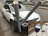 56-Jähriger crasht in Radaranlage
