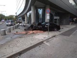 Alkolenker baut mit 100 km/h Crash vor Wiener Luxushotel