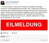Wirbel um Fake-Posting über Flüchtlinge am Brenner