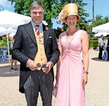 Prinzessin Tatjana zu Hohenlohe-Langenburg mit Mann Hubertus Stephan