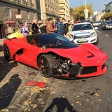 Fotos vom LaFerrari-Crash in Budapest