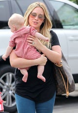 Hilary Duff im Baby-Glück