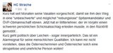 Strache: "Kurz geht über Leichen"