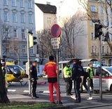 Bim erfasst Frau Wien-Margareten