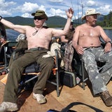 Putin oben ohne