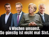 Spott und Häme für Jamaika-Verhandler
