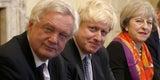 David Davis Boris Johnson Theresa may