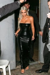 Kim Kardashian im Latex-Look
