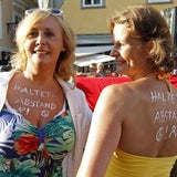 Neuwahl-Demo in Kärnten