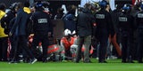 Amiens Tribünengeländer Einbruch Frankreich
