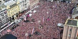 Kroatien WM Empfang Zagreb