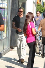David Beckham: Motorrad-Ausfahrt
