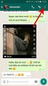 WhatsApp-Kontakte am Screen verknüpfen