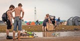 Schlammschlacht zum Start ins "Nova Rock"