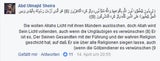 Muslime hetzen über tanzende Frau mit Kopftuch