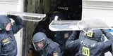 Hausbesetzung: Polizei stürmte leeres Haus!