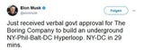 Tesla-Chef darf ersten Hyperloop bauen