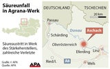 Säure in OÖ ausgelaufen: 40 Verletzte