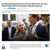 Medien machen Kurz zu Donau-Messias