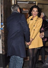 George & Amal Clooney: Süßes Dinner-Date