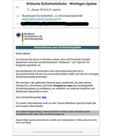 Nicht öffnen! Achtung vor dieser E-Mail