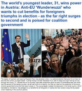 Medien machen Kurz zu Donau-Messias