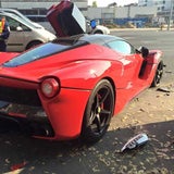Fotos vom LaFerrari-Crash in Budapest