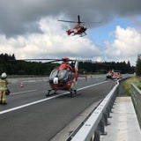 Reisebus in Bayern geht in Flammen auf