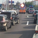 Schwerer Motorrad-Unfall auf der A23