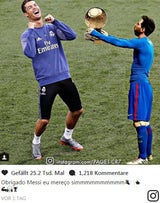 Ronaldo provoziert Messi auf Instagram