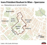 Demo und Terrorvorwürfe: Wirbel um Rouhani-Besuch in Wien