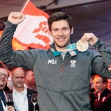 Medaillenfeier für Gasser und Matt