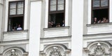 Putin Wien Schaulustige