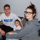 Eileen und Alex mit Fabienne