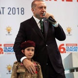 Erdogan weinendes Mädchen