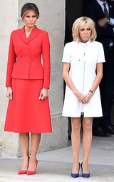 Melania Trump, Brigitte Macron