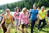 Aktivistin crasht Kurz-Wandertag