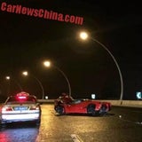 Fotos vom LaFerrari-Crash in China