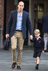 Prinz George erster Schultag