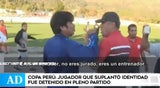 Fußballspieler während Partie verhaftet