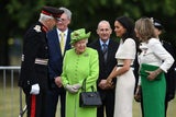 Queen Elizabeth & Meghan Marke