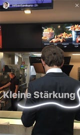 Hier bestellt Sebastian Kurz bei McDonald’s
