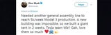 Tesla baut Model 3 jetzt in einem Zelt