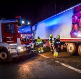 Umgekippter Lkw löst Umweltalarm aus