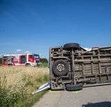 Schwerer Busunfall in Oberösterreich