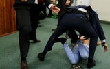 Femen-Aktivistin greift Zeman an