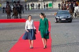 Königin Letizia zu Besuch bei Königin Mathilde in Belgien